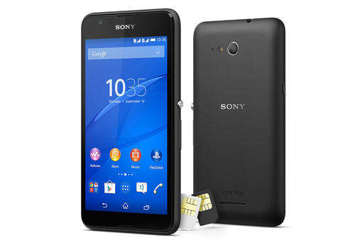 SONY XPERIA E  4G 8GB LTE DUAL SIM BLACK ANDROID KITKAT